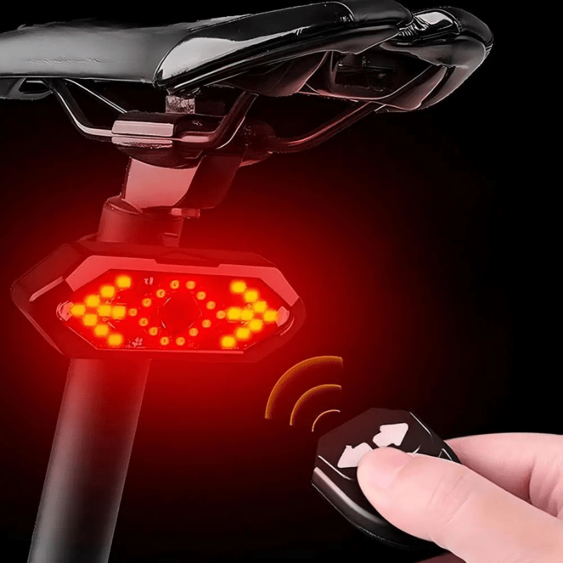 Lisslune | BikeGuard Light – Rechargeable bicycle rear light with remote control & 32 LEDs for maximum safety