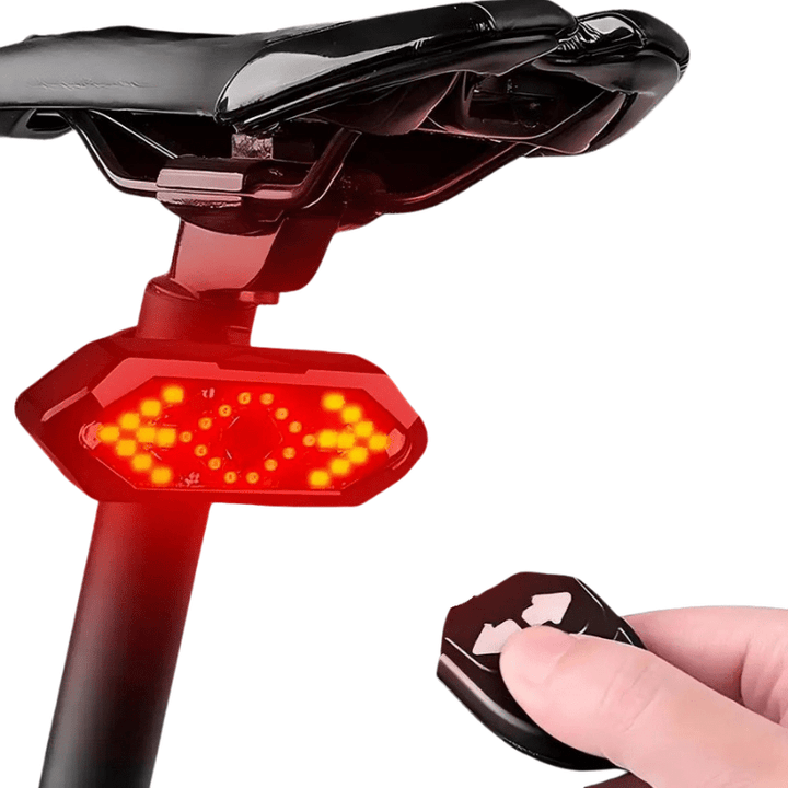 Lisslune | BikeGuard Light – Rechargeable bicycle rear light with remote control & 32 LEDs for maximum safety