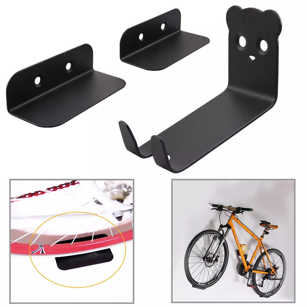 Lisslune | WallGrip Bike Hook – Space-Saving Steel Bike Wall Holder