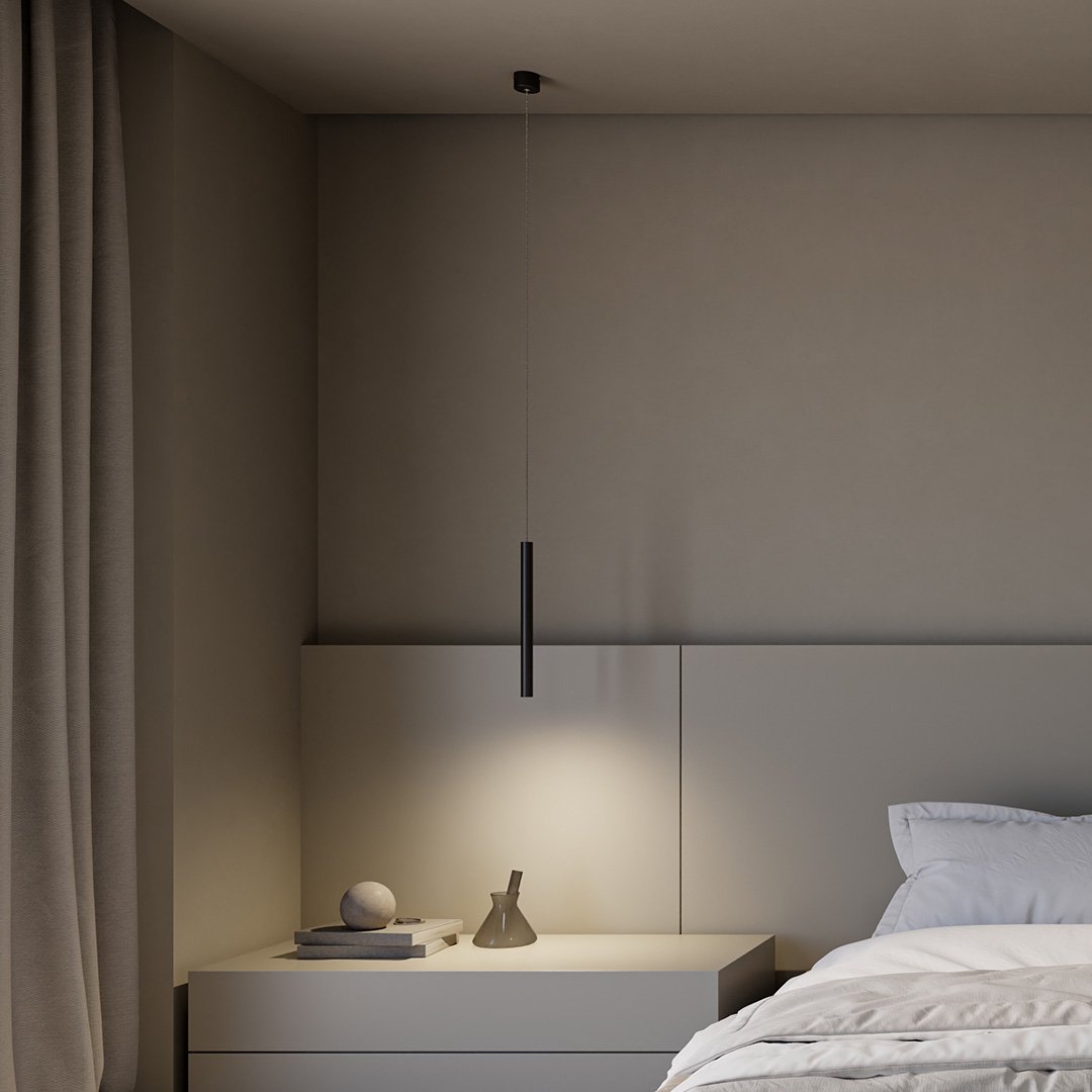 Lisslune | RayAura Minimalistic LED Pendant Light | Modern Design | Elegant Ceiling Lamp for Living Room & Office