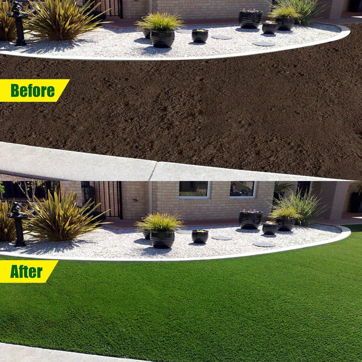 Lisslune | Biodegradable Netted Grass Seed Mat | All-in-One Growth System for Quick Germination in Sun, Shade & Slopes
