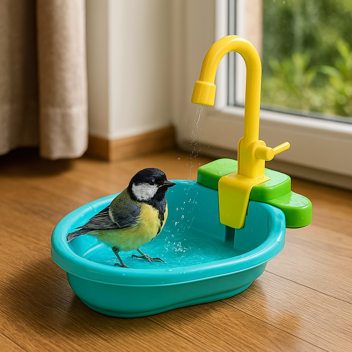 Lisslune | Automatic Flowing Water Bird Bath Fountain