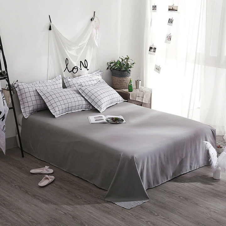 Rynx | Solid Grid Bedding Set