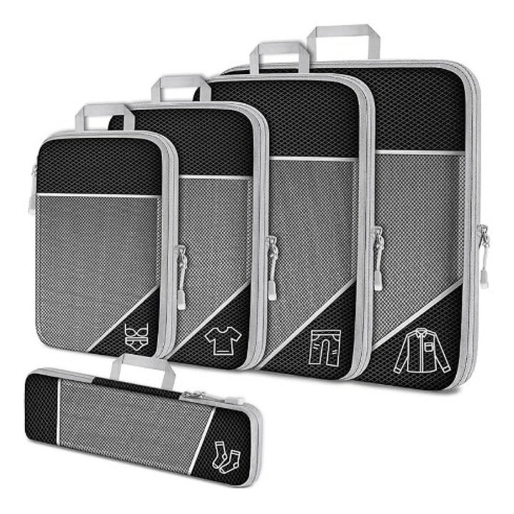 Lisslune | PackMate Compression Travel Set – Space-Saving Travel Cubes for Organized Packing