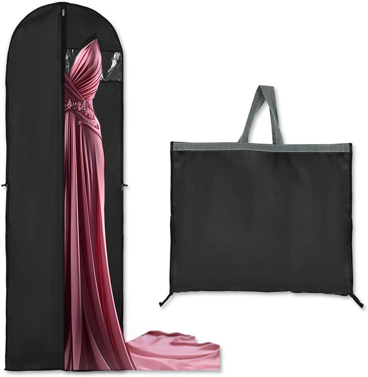 Lisslune | Long Garment Storage Cover – 180cm Dress Bag with Zipper & Window (Buy 1, Get 1 FREE)