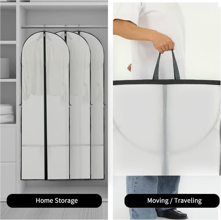 Lisslune | Long Garment Storage Cover – 180cm Dress Bag with Zipper & Window (Buy 1, Get 1 FREE)
