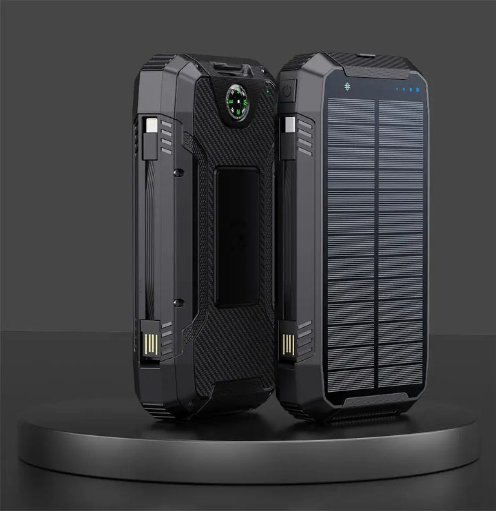 Lisslune | 30000mAh Solar Charger Wireless Waterproof Power Bank External
