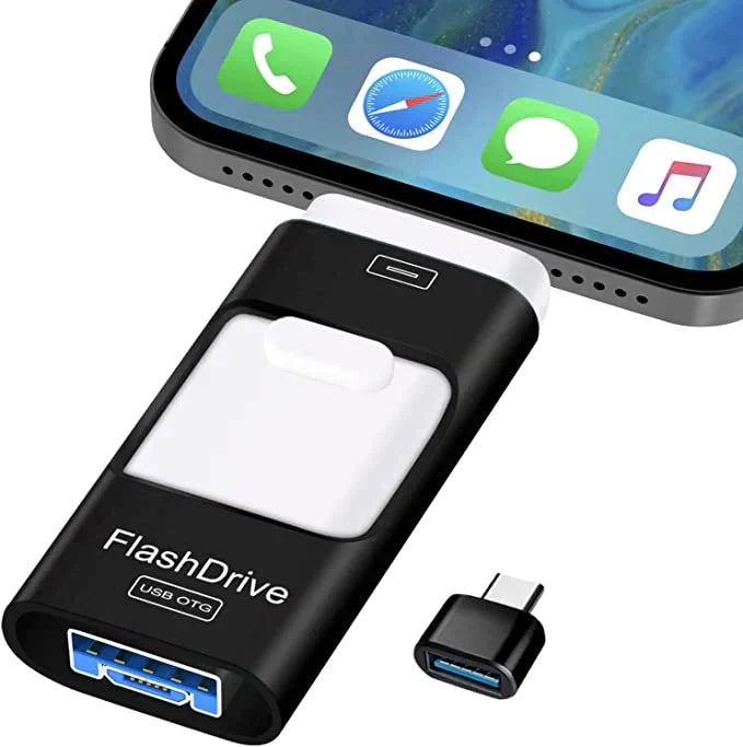 Lisslune | DataFlex 4-in-1 Memory Stick – USB Storage for Phone, Tablet and PC