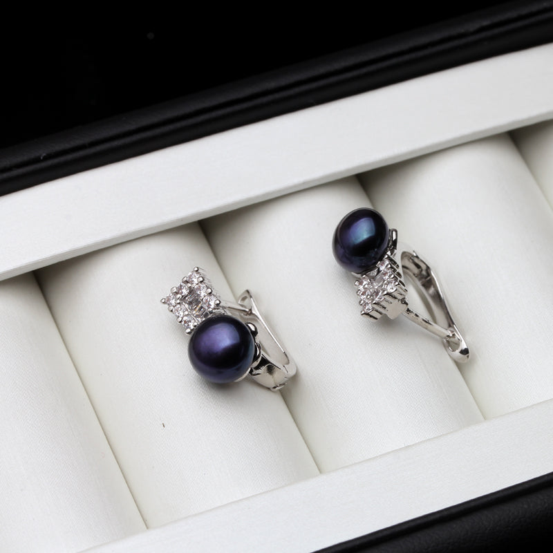 Lisslune | Fashion Natural freshwater black pearl ear clip