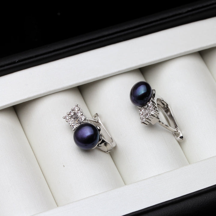 Lisslune | Fashion Natural freshwater black pearl ear clip