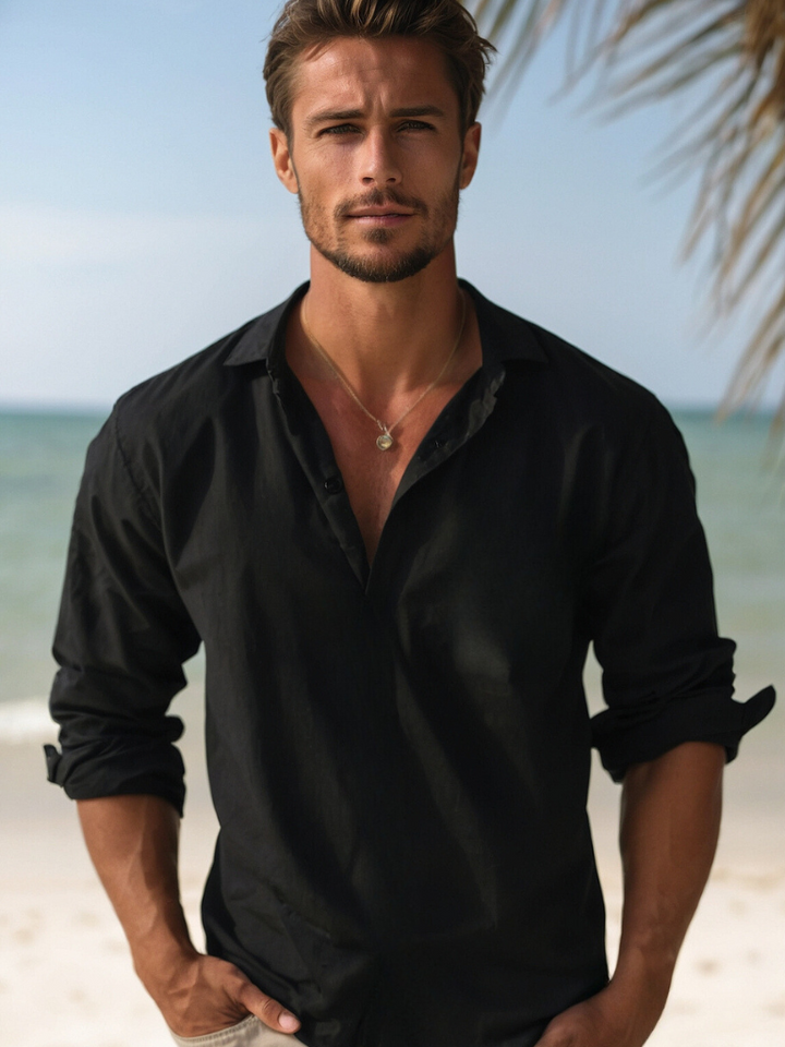 Lisslune | Linen shirt with breathable fabric