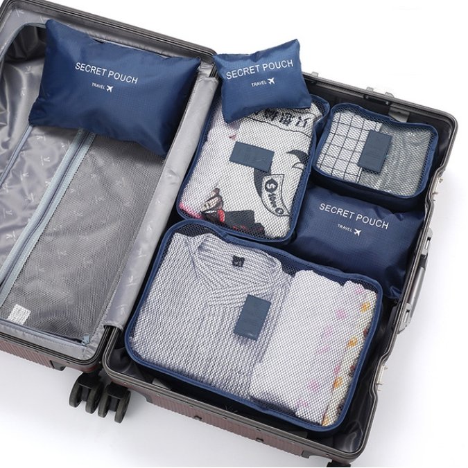 Lisslune | Organizer Luggage Packing Cubes Inner Pockets (6 Pieces)