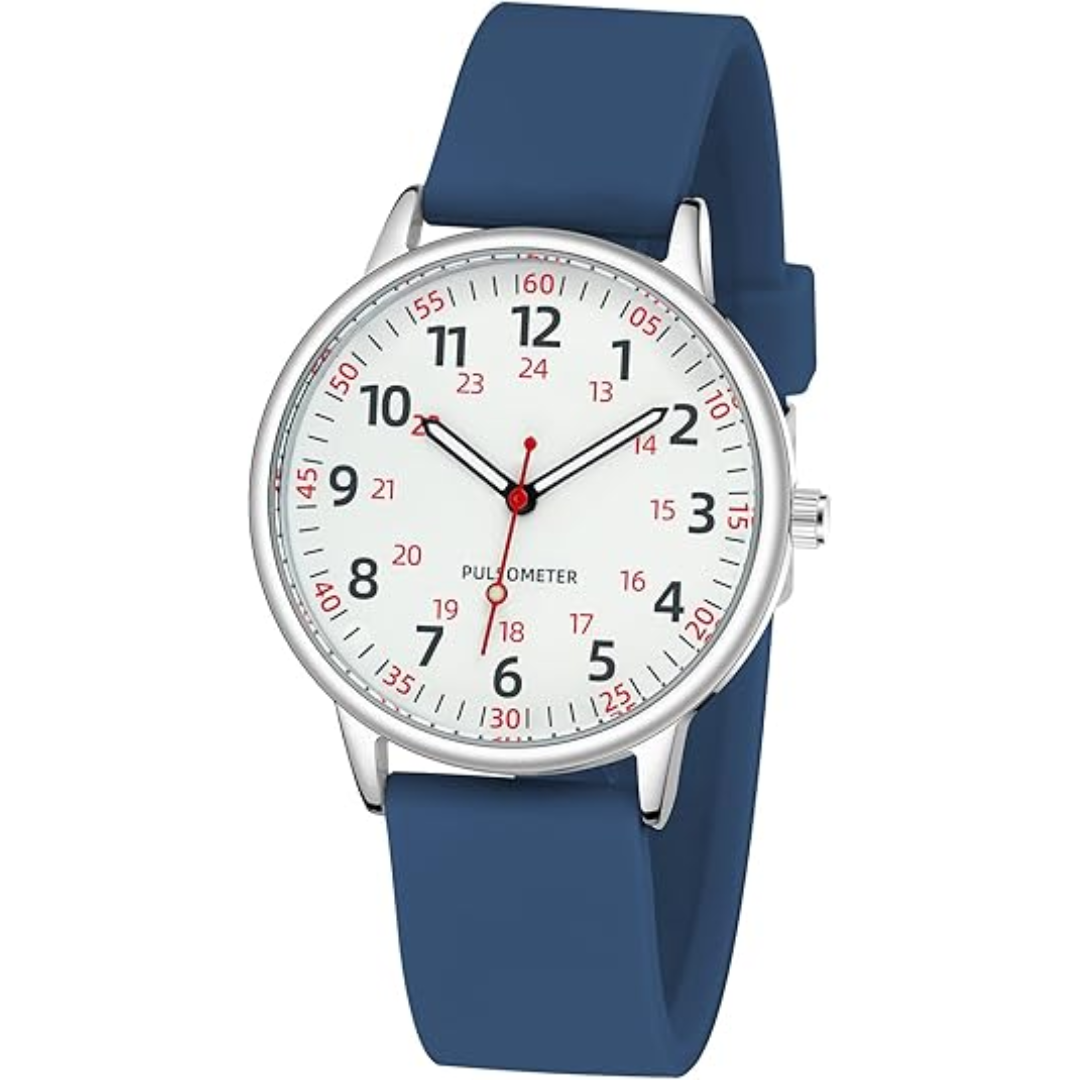 Lisslune | Stylish Women’s Clip-On Watch – Waterproof Silicone Fob Watch in Elegant Colours