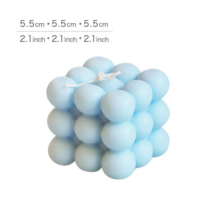 Lisslune | Tranquil Serenity Soy Wax Cube Candle - Aromatherapy Happiness