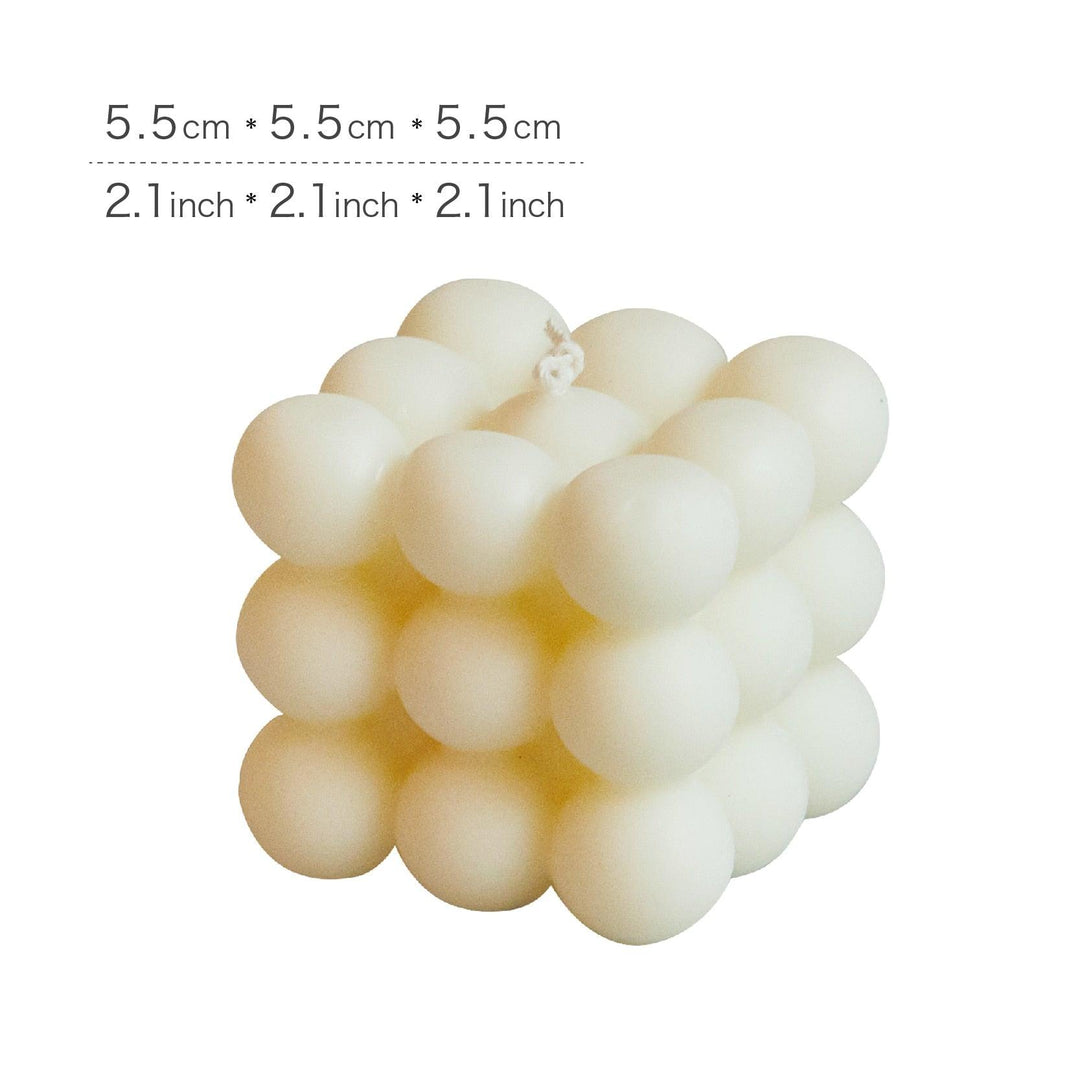 Lisslune | Tranquil Serenity Soy Wax Cube Candle - Aromatherapy Happiness
