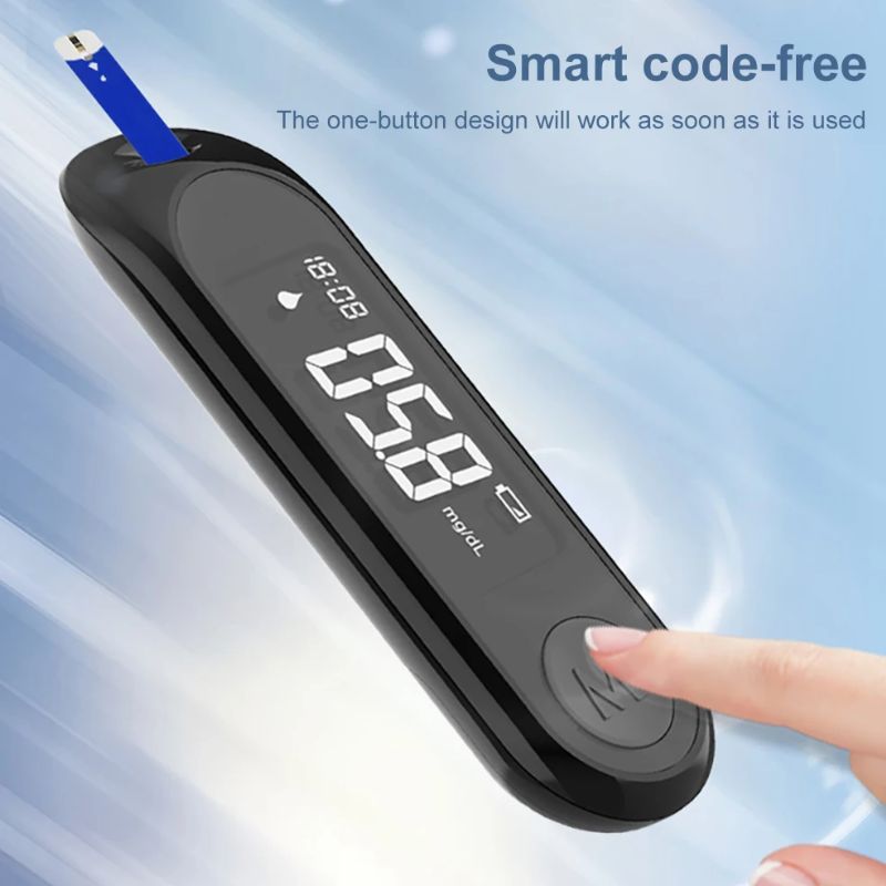 Lisslune | Blood Glucose Monitor Kit with Test Strips and Lancets