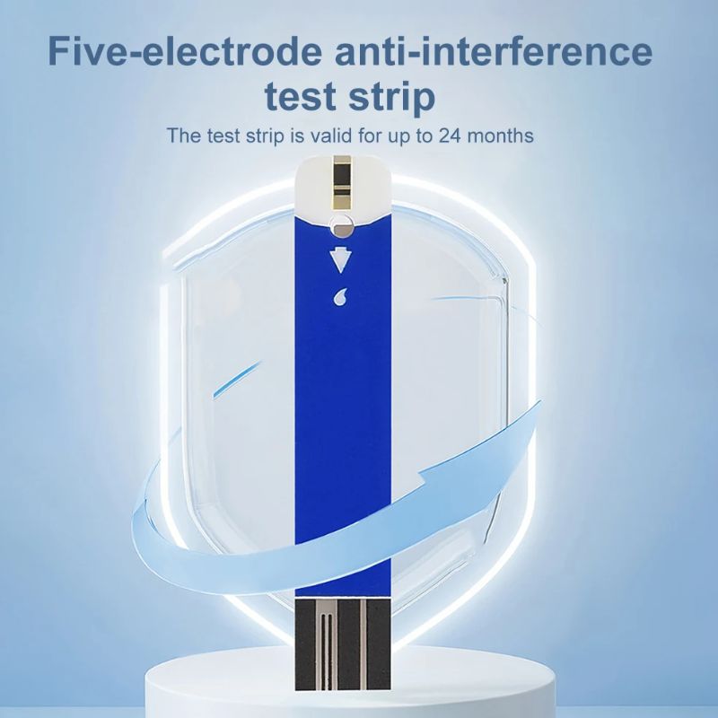 Lisslune | Blood Glucose Monitor Kit with Test Strips and Lancets