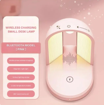 Lisslune | LUMIVIBE – Wireless Charging and Speaker Lamp