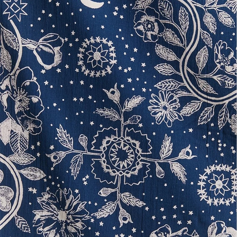 Rynx | Blue Moon Floral Mandala Tapestry