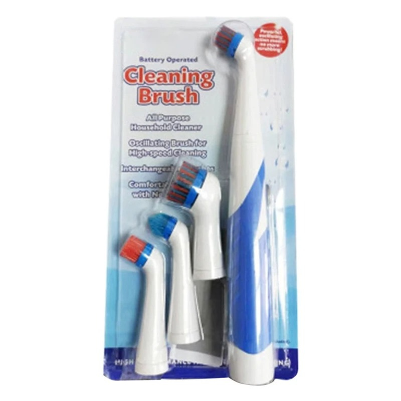 Lisslune | Sonic Cleaning Brush | Versatile, Dual Scrubbing Modes & Effortless Grime Removal for Homeowners