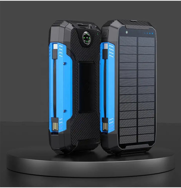Lisslune | 30000mAh Solar Charger Wireless Waterproof Power Bank External