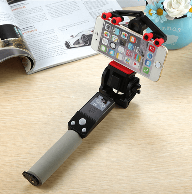 Lisslune | Selfie Stick "Image Arc" with 360° Rotation & Bluetooth Remote Control
