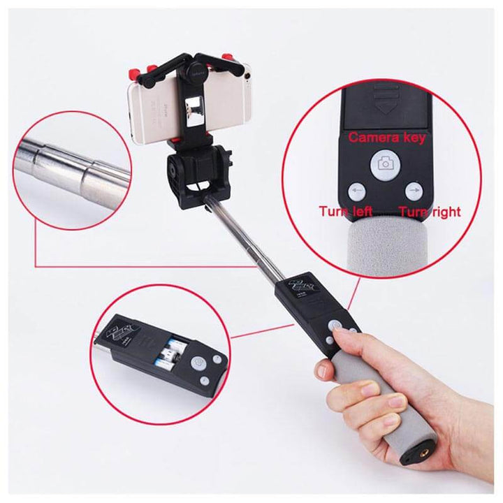 Lisslune | Selfie Stick "Image Arc" with 360° Rotation & Bluetooth Remote Control