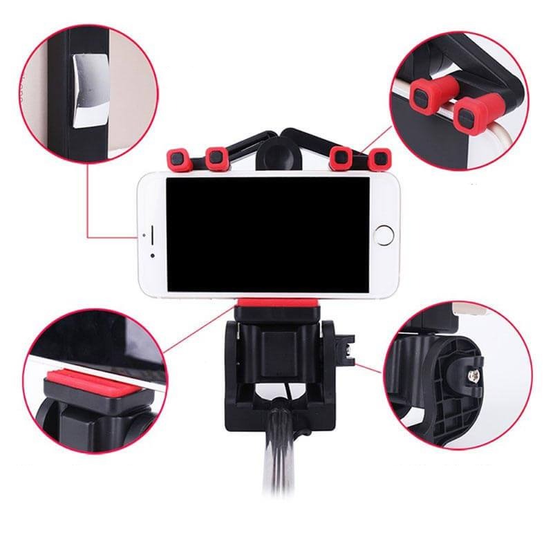 Lisslune | Selfie Stick "Image Arc" with 360° Rotation & Bluetooth Remote Control