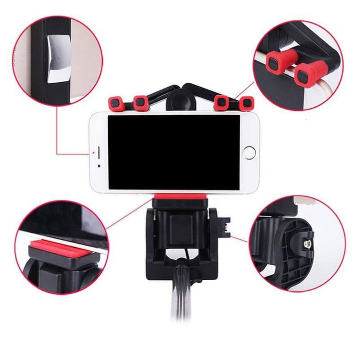 Lisslune | Selfie Stick "Image Arc" with 360° Rotation & Bluetooth Remote Control