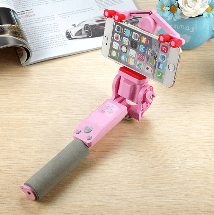 Lisslune | Selfie Stick "Image Arc" with 360° Rotation & Bluetooth Remote Control