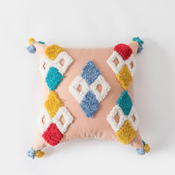 Rynx Bohemian Geometry Tufted Pillow