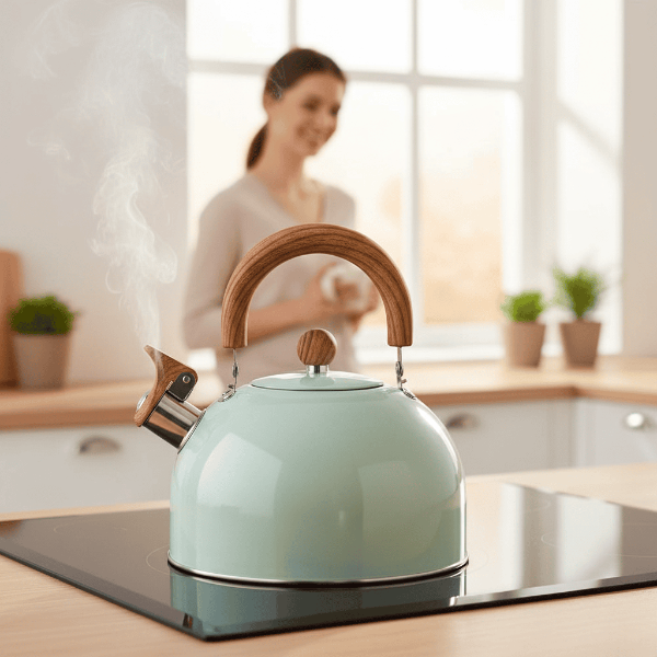 Lisslune | BOILVIA – 3L Whistling Stainless Kettle with Comfort Grip Handle