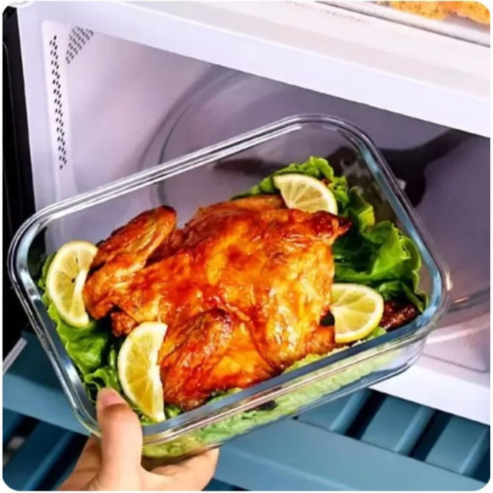 Lisslune | Borosilicate Glass Lunchbox - GlassGuard Bento