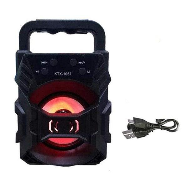 Lisslune | SoundPulse Wireless Speaker – Bluetooth Speaker with FM, USB & Light Show
