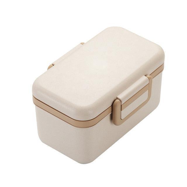 Lisslune | ECO-conscious bamboo meal prep lunch box set: microwave safe and sustainable