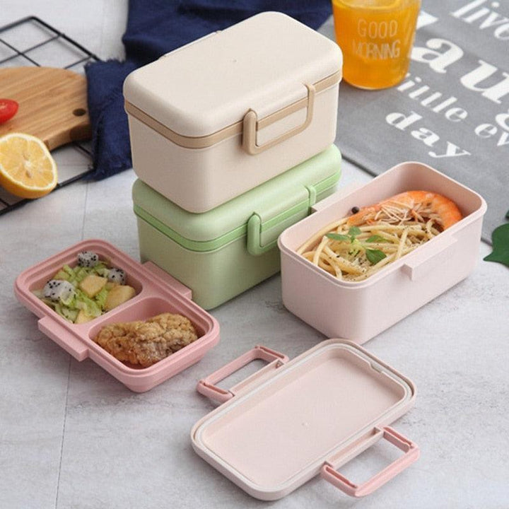 Lisslune | Sustainable Style Bamboo Lunchbox Set: The perfect meal companion on the go