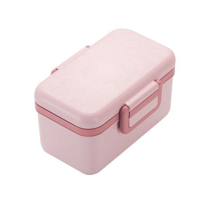 Lisslune | ECO-conscious bamboo meal prep lunch box set: microwave safe and sustainable
