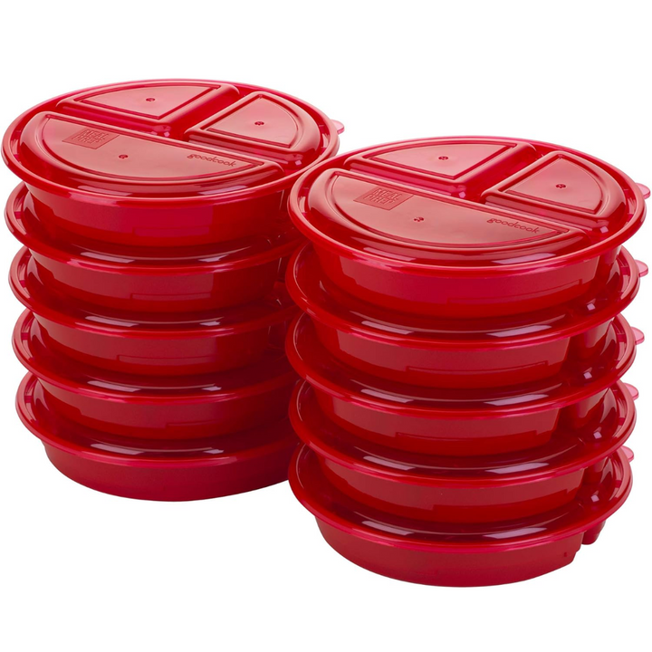 Lisslune | BPA-free Meal Prep Containers, Set of 10