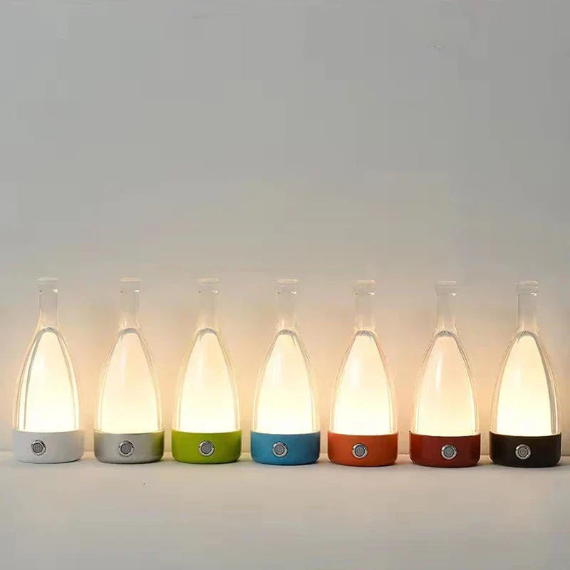 Lisslune | CorkGlow - Wine Bottle Table Lamp