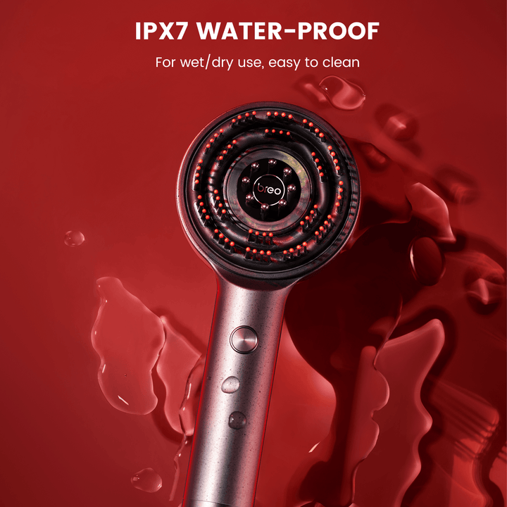 Lisslune | Scalp Massaging Brush with Red Light Therapy | Promotes Hair Growth & Relieves Scalp Tension for Healthier Hair