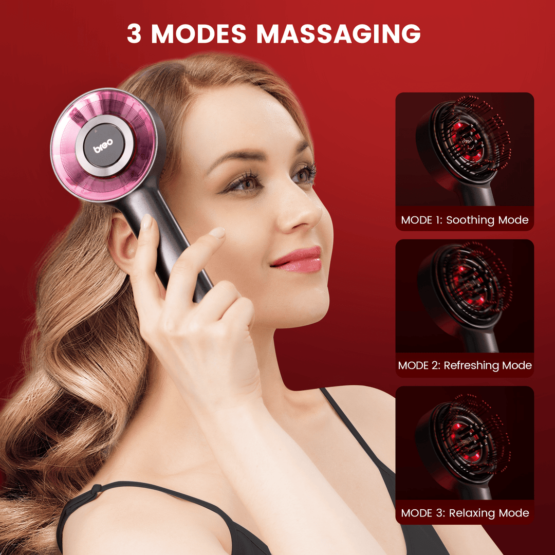 Lisslune | Red Light Therapy Scalp Massage Brush