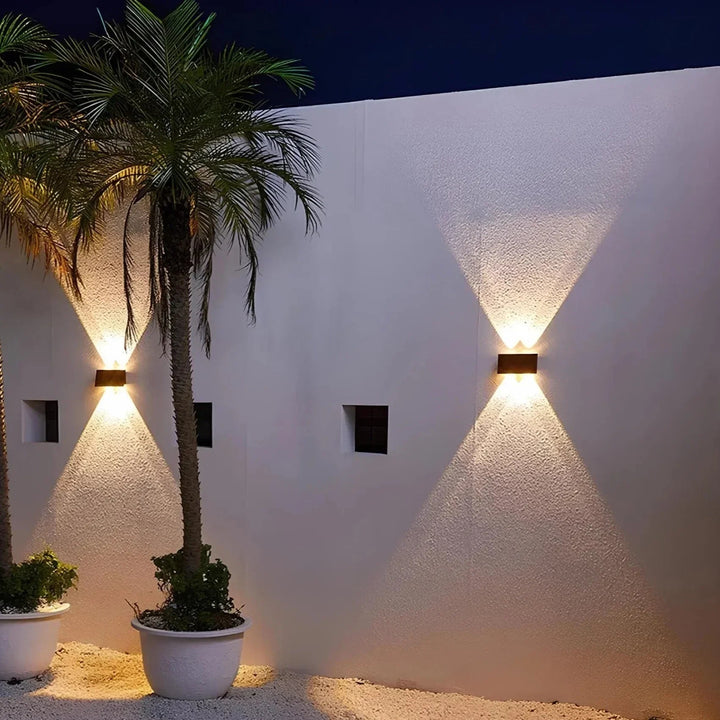 Lisslune | SolarGlow Elegant Solar Wall Light – Stylish and Energy Saving Outdoor Lighting