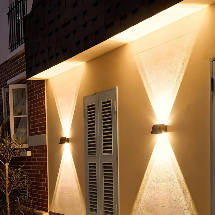 Lisslune | SolarGlow Elegant Solar Wall Light – Stylish and Energy Saving Outdoor Lighting