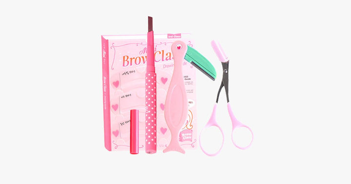 Lisslune | 4 Piece Eyebrow Tool Set