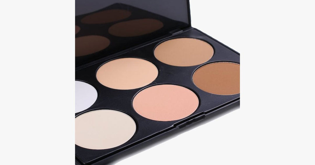 Lisslune | Blush Bronzer with 6 matte powder shades - Gives you a perfectly polished makeup