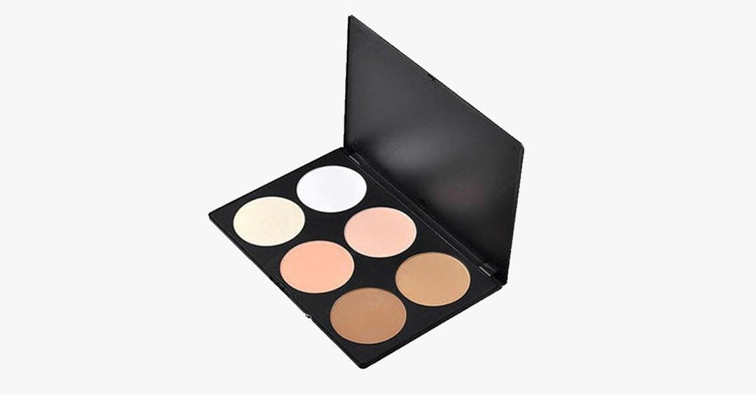 Lisslune | Blush Bronzer with 6 matte powder shades - Gives you a perfectly polished makeup