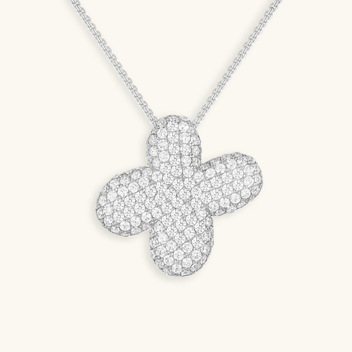 Lisslune | Bubble Initial-Diamond-Necklace