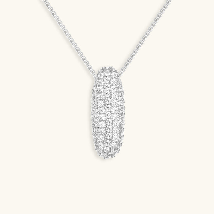 Lisslune | Bubble Initial-Diamond-Necklace