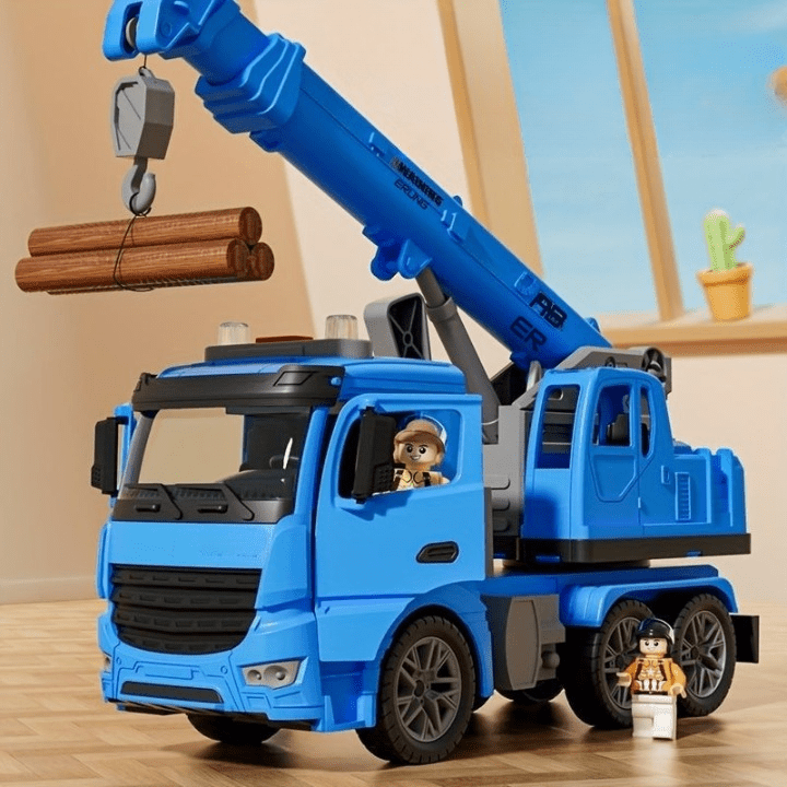 Lisslune | CraneMax Junior – Construction Crane Toy with Lights & Sound