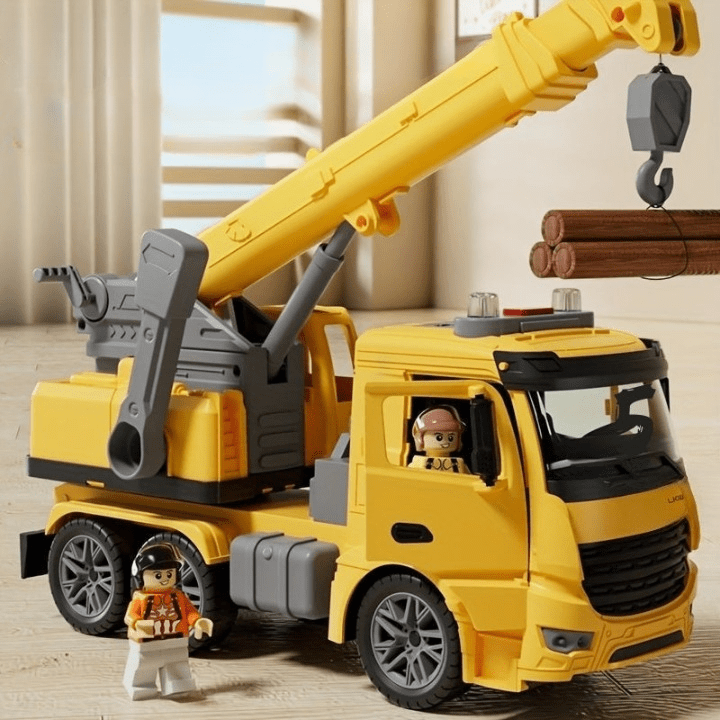 Lisslune | CraneMax Junior – Construction Crane Toy with Lights & Sound
